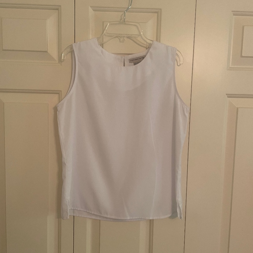 White dress top